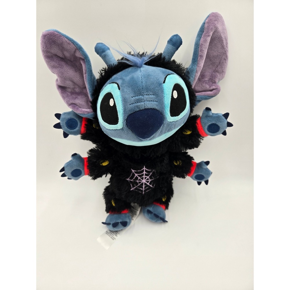 Disney Store Stitch Halloween Spider Costume Plush 13 inch Experiment 626 Black